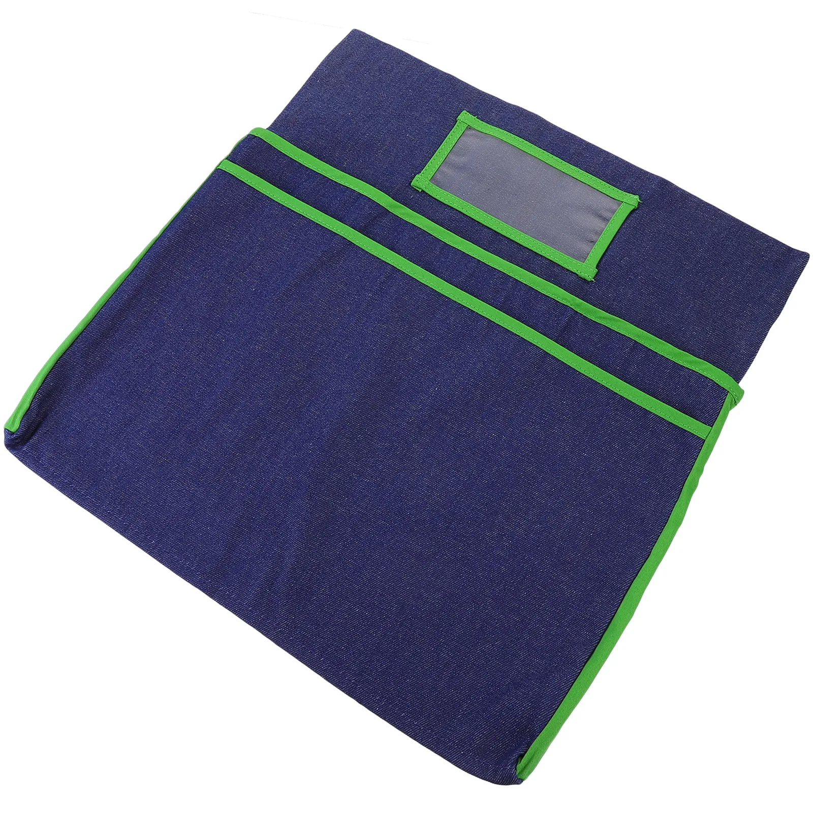 

Чехол для спинки студенческого стула из денима с карманом для хранения, моющийся, защитный, для стульев в классах и детских садах