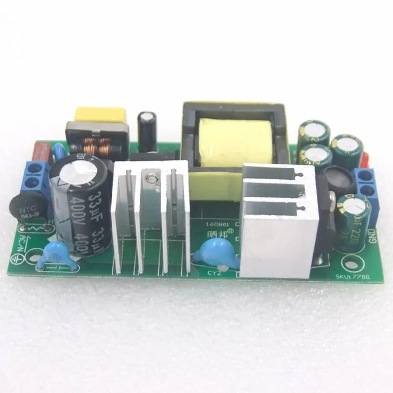 6PCS 24V1A (24W) AC-DC Switch Power Supply Module Isolated type AC220 To 24V Wholesale  Free Shipping TO Russia