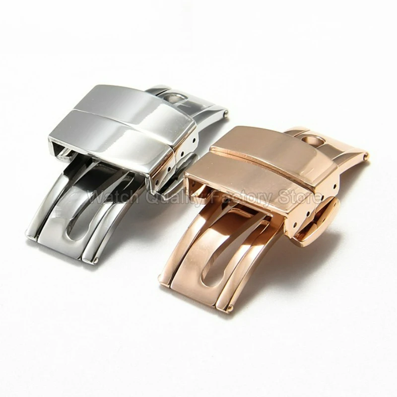 316L Exquisite Solid Steel Watchband Accessories for Patek Philippe Aquanaut 5167/5164 Watch Buckle 16 18mm Folding Watch Buckle
