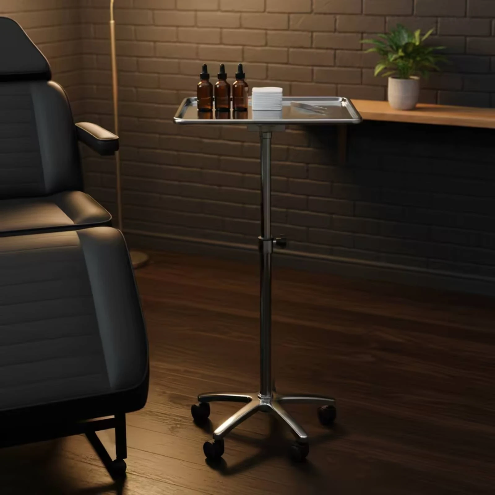 rolling-tray-table-portable-wheeled-utility-stand-tray-table-with-wheels-heavy-duty-cart-space-saving-for-tattoo-artists-salons