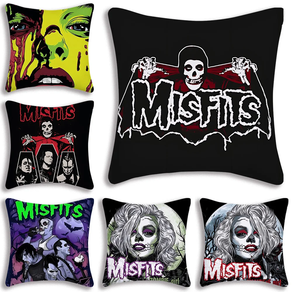 Misfits Thriller Classic Pillow Covers Cartoon Sofa Decorative Home Double-sided Printing Short Plush Cute Cushion Cover