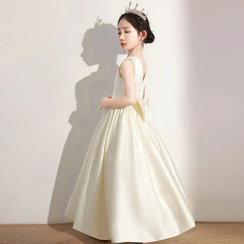 

Girls Dresses for Party and Wedding Flower Baby Dress Evening Wedding Bridesmaid Ball Gowns Performance Kids Children Clothes