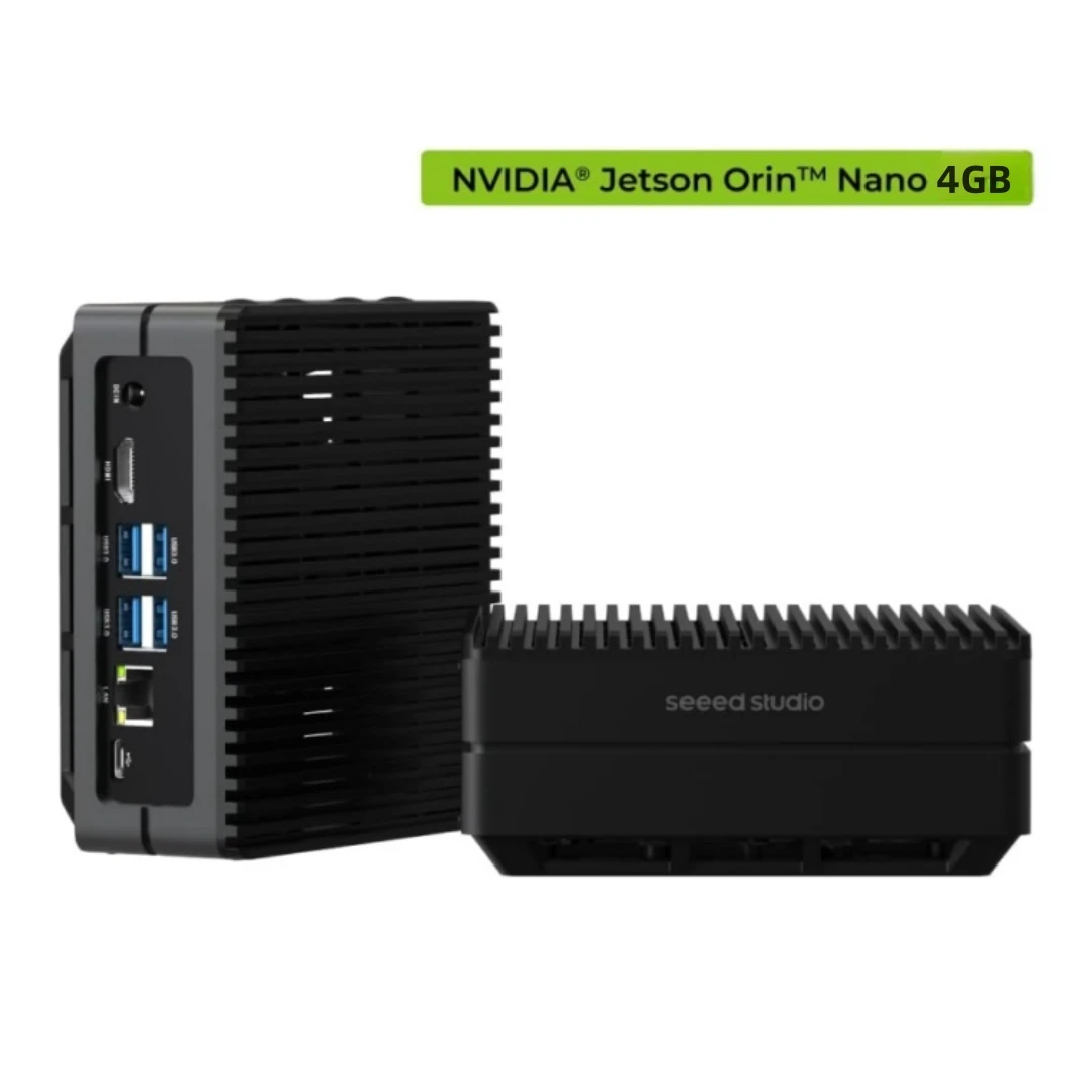 جهاز SeeedStudio NVIDIA Jetson Orin Nano 4GB Edge AI (يدعم وضع Super-reComputer J3010، 4xUSB 3.2، M.2 Key E&Key M Slot LB