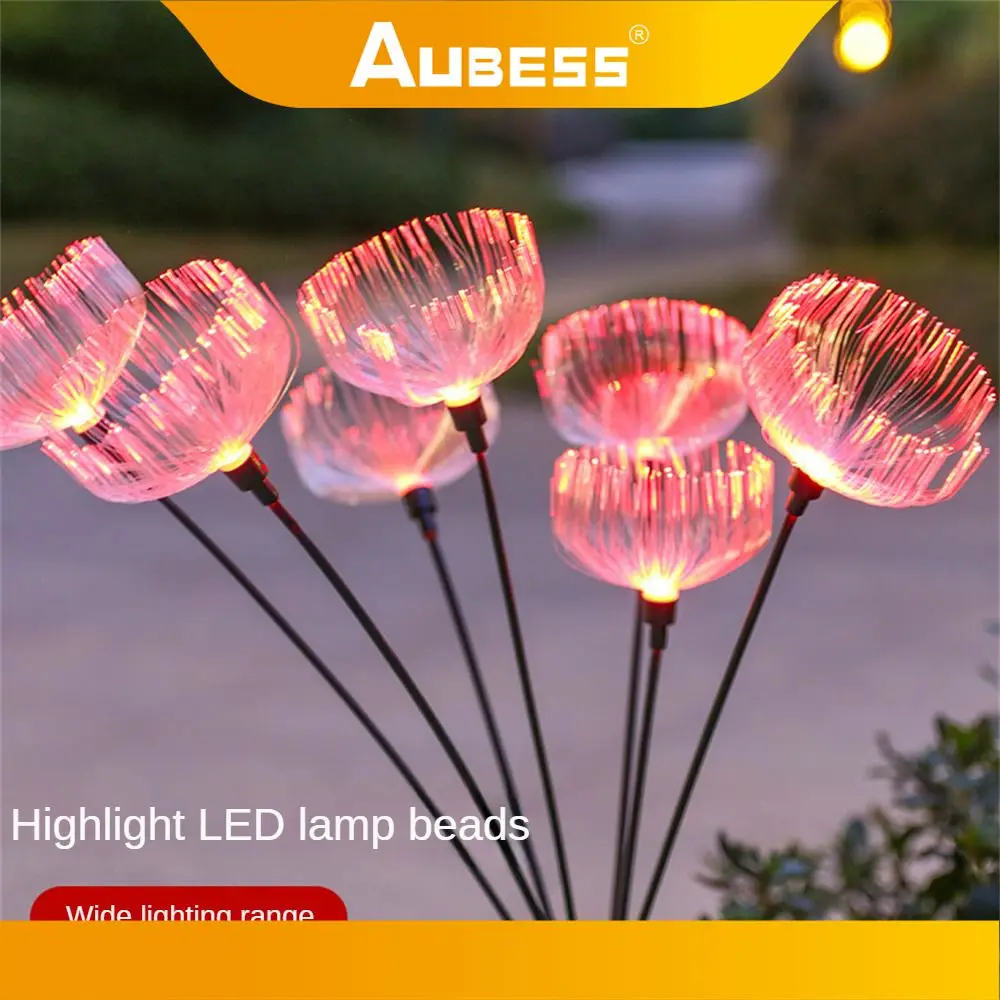 Safe And Waterproof Floor Lamp Long Battery Life Solar Light Warm Lighting High-quality Materials Lawn Lamp Outdoor Lighting