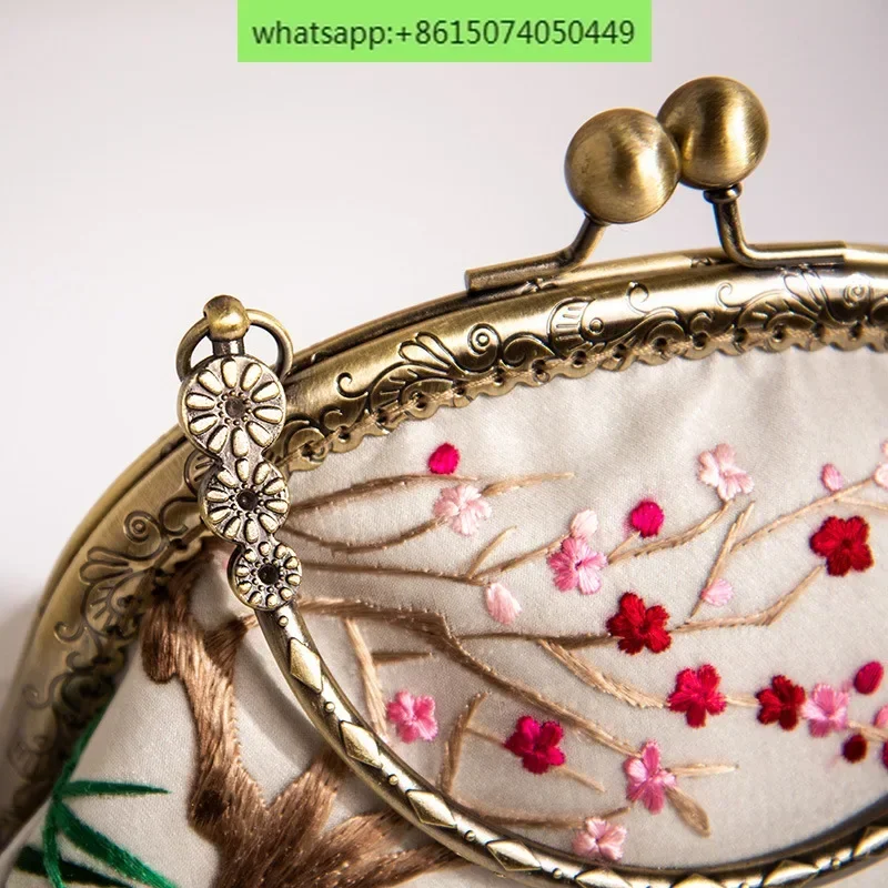 

Suzhou embroidered bag Hanfu national style hand-embroidered handbag versatile cheongsam women's bag