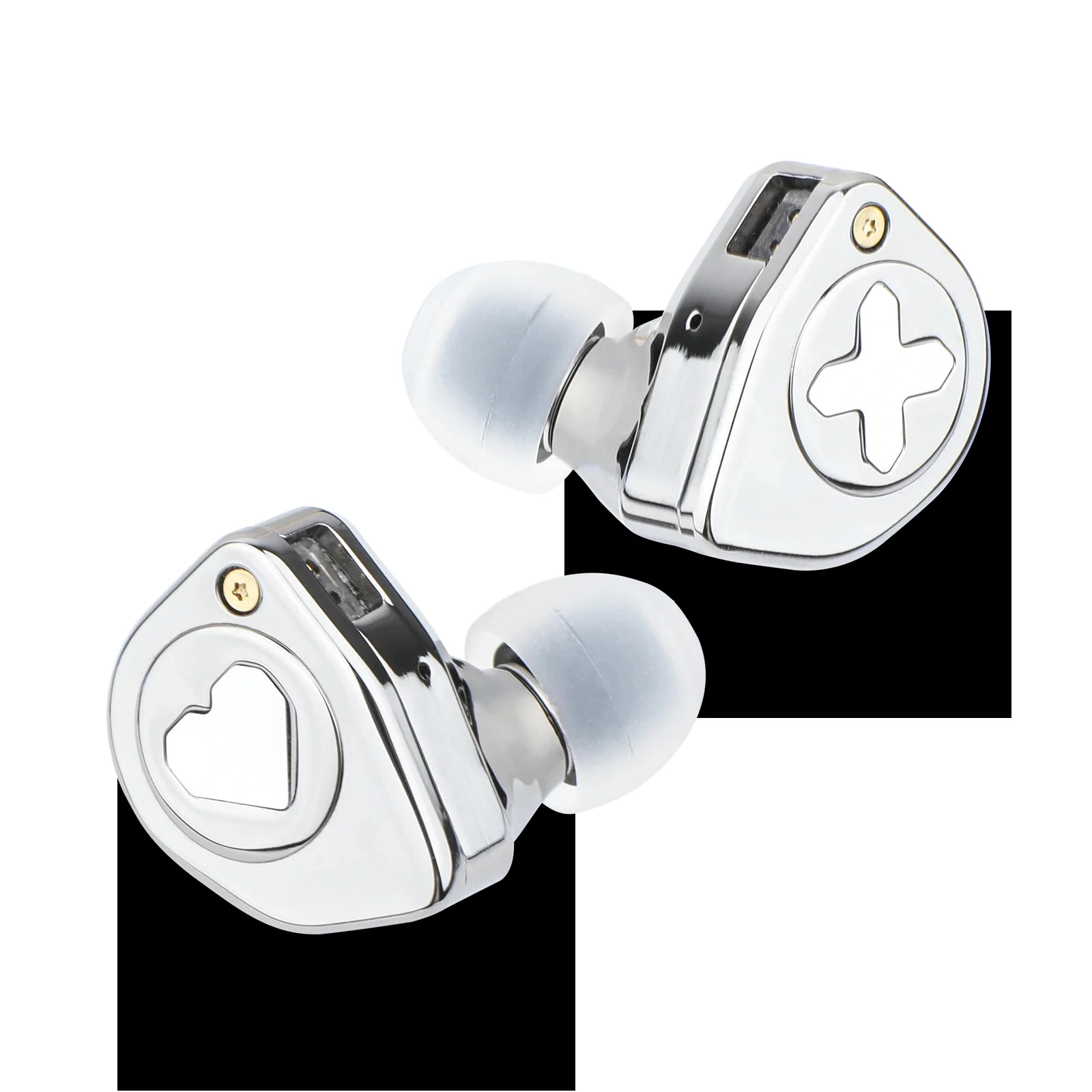 EW300 1DD+1Planar+1PZT Hybrid Driver IEM HIFI Earphones with Detachable Nozzles Silver-Plated OFC IEM Cable for Musician view 3