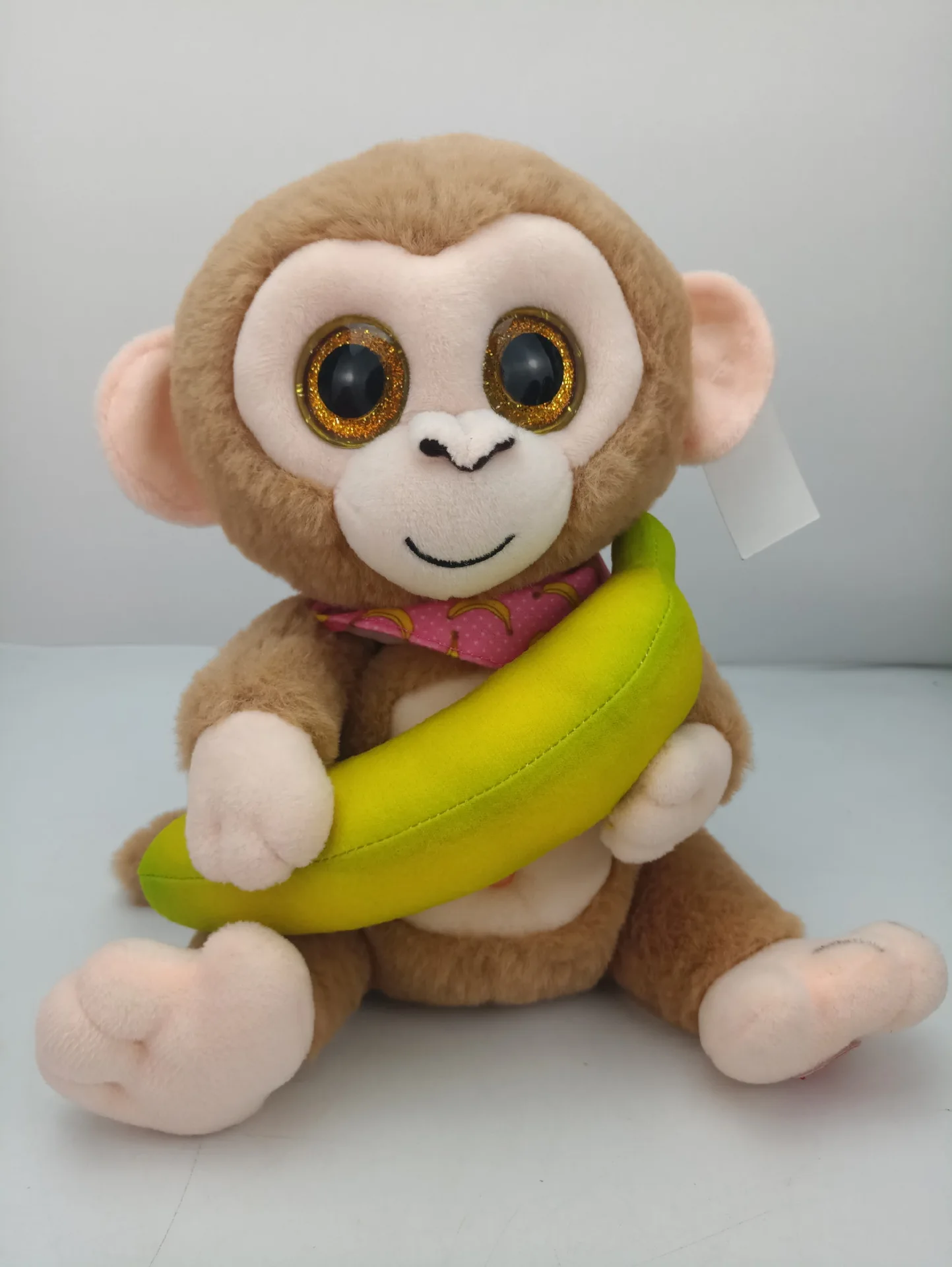 Mono de peluche electrónico, Robot interactivo, Animal parlante, Control de sonido, mascota con LED, ojos brillantes, lindo juguete divertido para niños, regalo