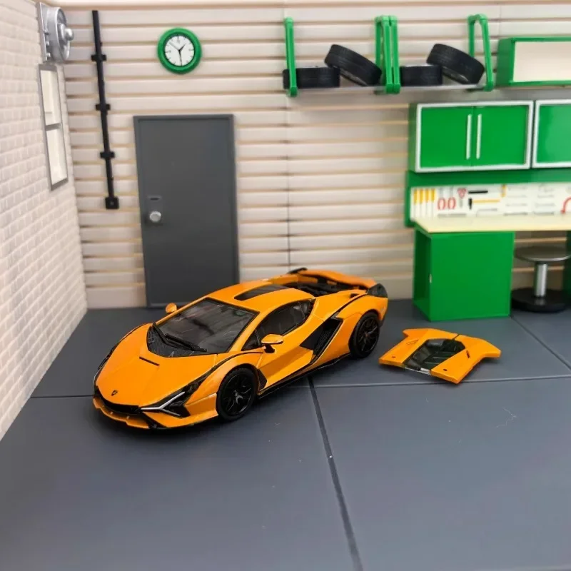 HH Toys 1/64 LAMBORGHINI SIAN FKP 37 SUPER CAR COLLEETON LIMITED EDITION lega giocattolo veicolo a motore Diecast modello in metallo regali