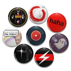 High Quality Pop Music Album Cover Badge HD Print Enamel Pin Record Brooches Fashion Creative Handmade Gift Jewelry Accessories