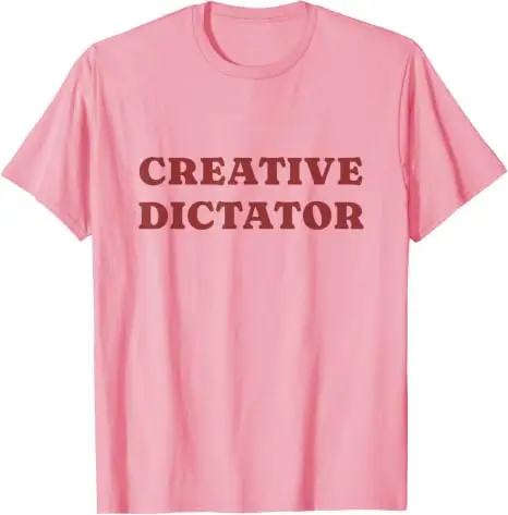 Kreativer Diktator Kreativer Chef Sarkastisches Humor-Zitat Herren Damen T-Shirt Y2k Persönlichkeit Arbeitsplatz-Sprücher T-Shirt Weiches Baumwoll-T-Shirt – Detail 6