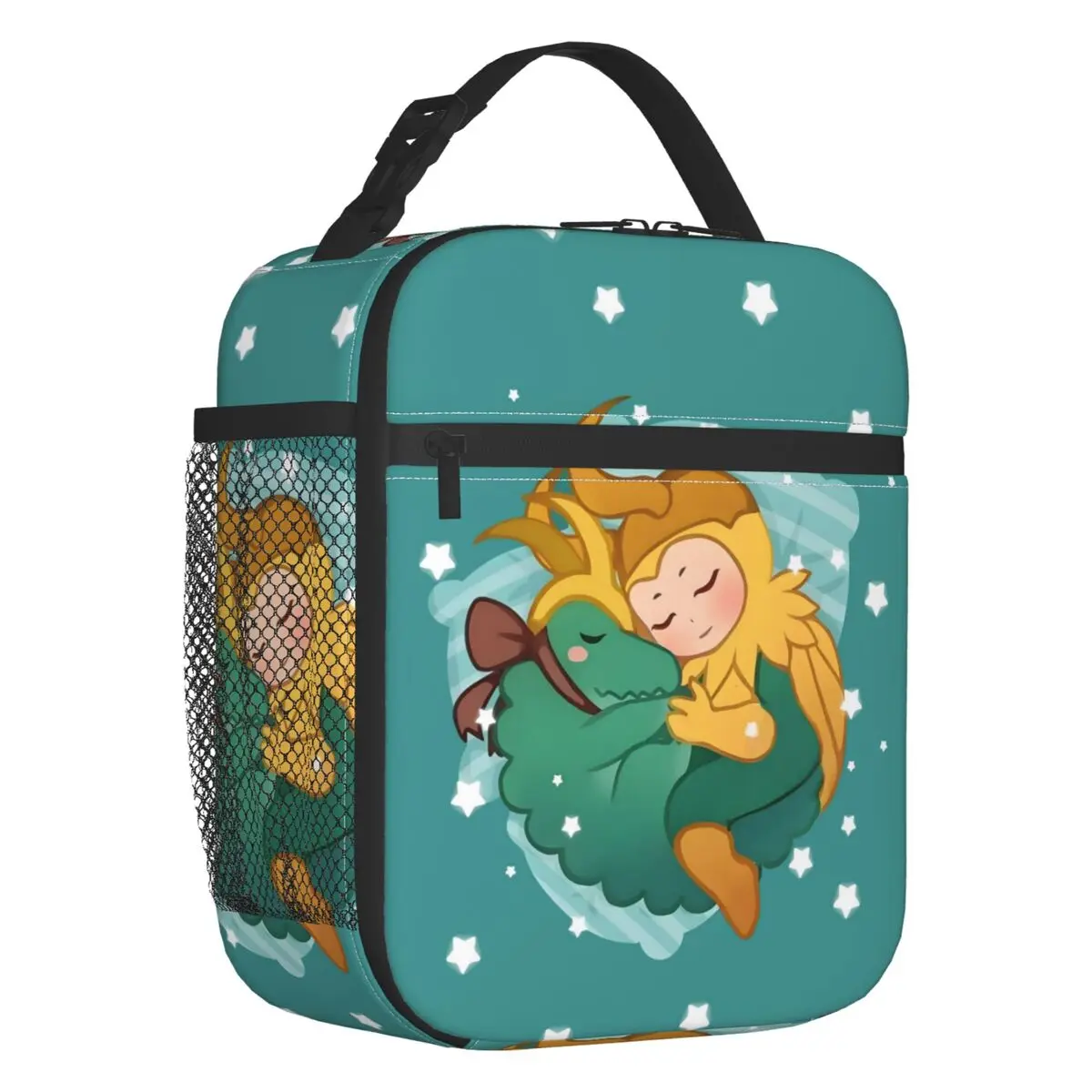 مخصص لوكي صناديق الغداء المحمولة النساء متعددة الوظائف Trickster الله الحرارية برودة الغذاء معزول حقيبة الغداء مكتب العمل #1