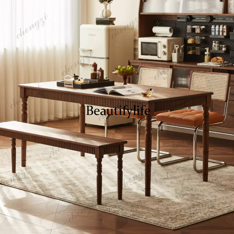 

Luxury Mid Century Dining Table Nordic Console Restaurant Coffee Dining Table Chairs Designer
