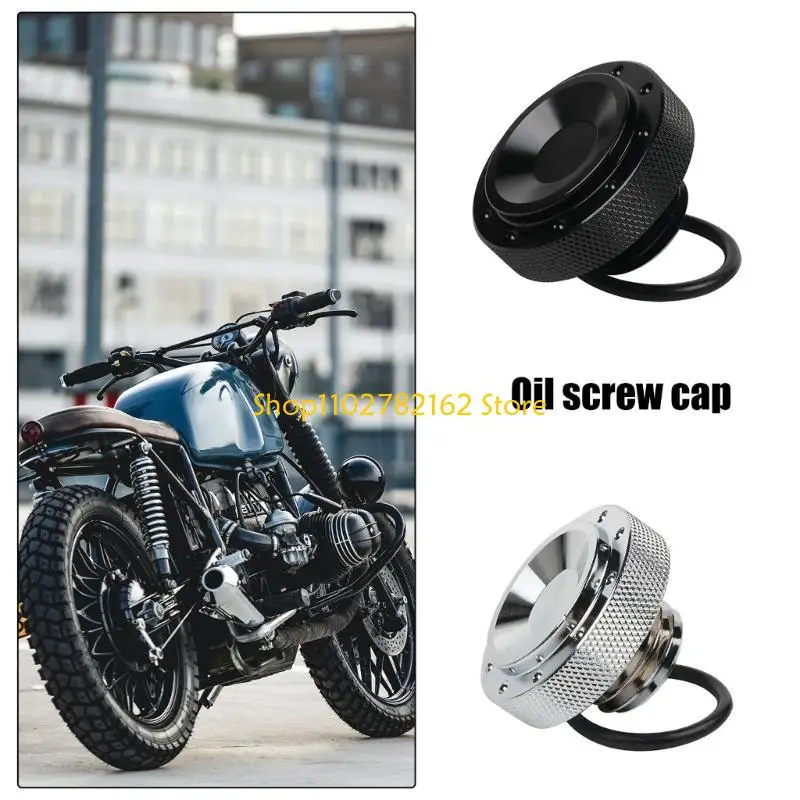 

547B Leak Proof Oil Cover Caps Aluminum Oil Tanks Caps Simple Install for Motorcycles