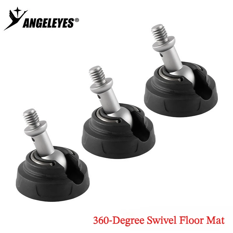 ANGELEYES Tripod universal feet, 360-degree universal spikes, 3/8-inch universal British standard mount, 45/50mm feet