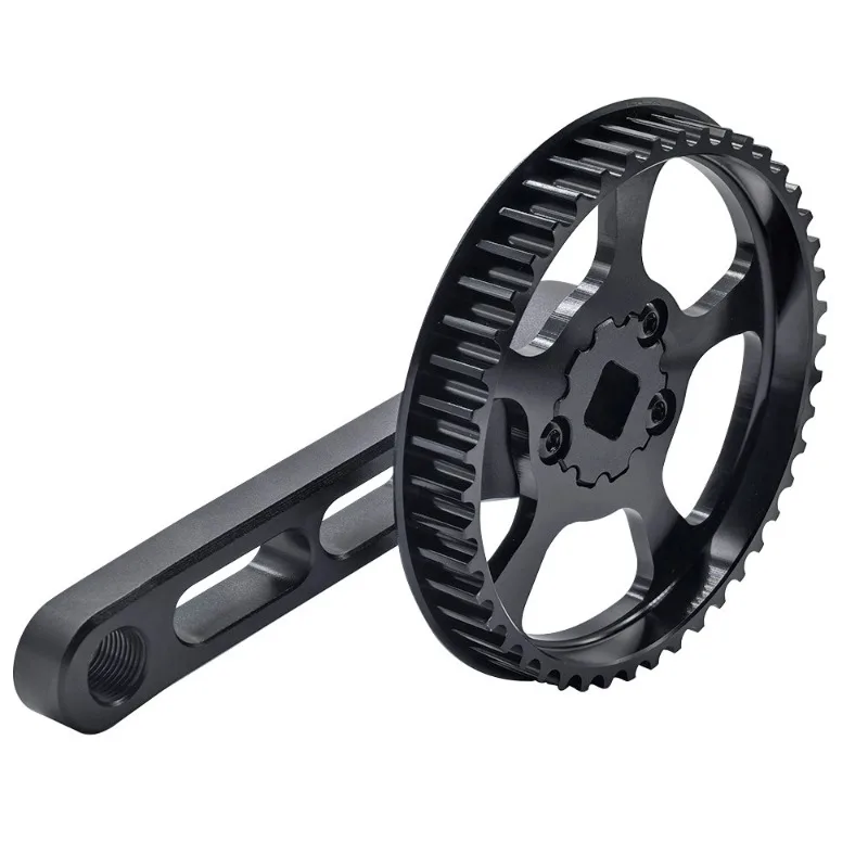 For stroller chuck 46T pulley bicycle chuck, suitable for HDT-8M-12 belt, crank 120mm 2