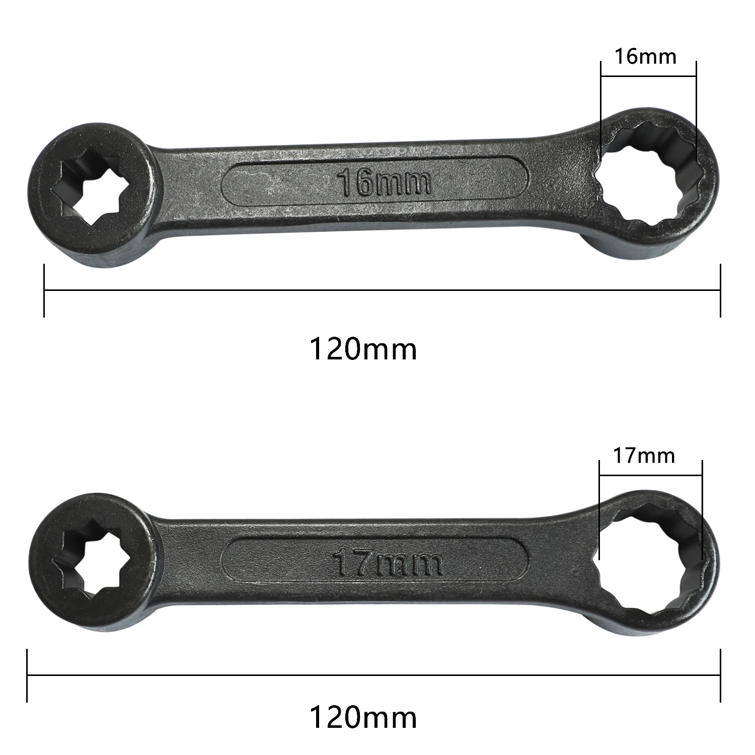 1pc for mercedes Benz 16MM 17MM engine hood foot wrench tool