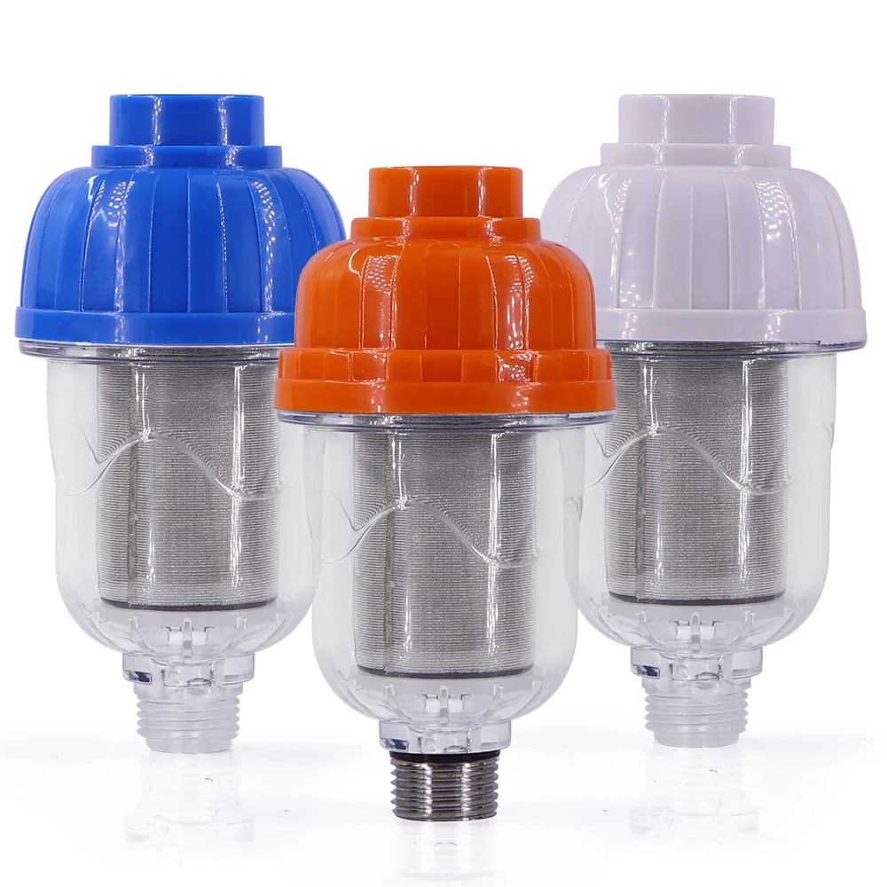 

40 Micron Prefilter 1/2" Garden Faucet Filter Build-in 316 Stainless Steel Screen Kitchen Bathroom Strainer Filter Impurities