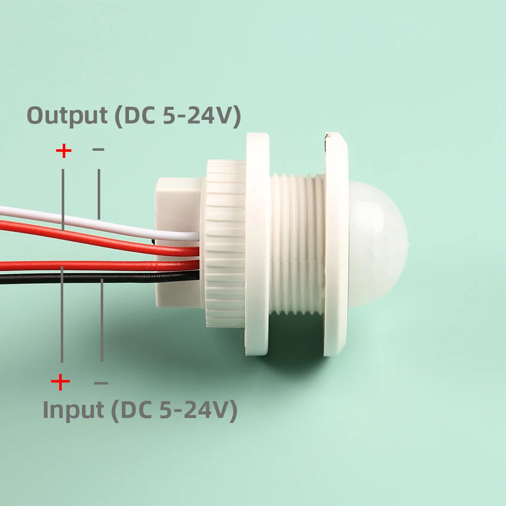 DC5V 12V 24V Pir Bewegungs sensor Schalter Körper bewegungen aktiviert Detektor Lichtsensor Verzögerung szeit einstellbarer Infrarot schalter