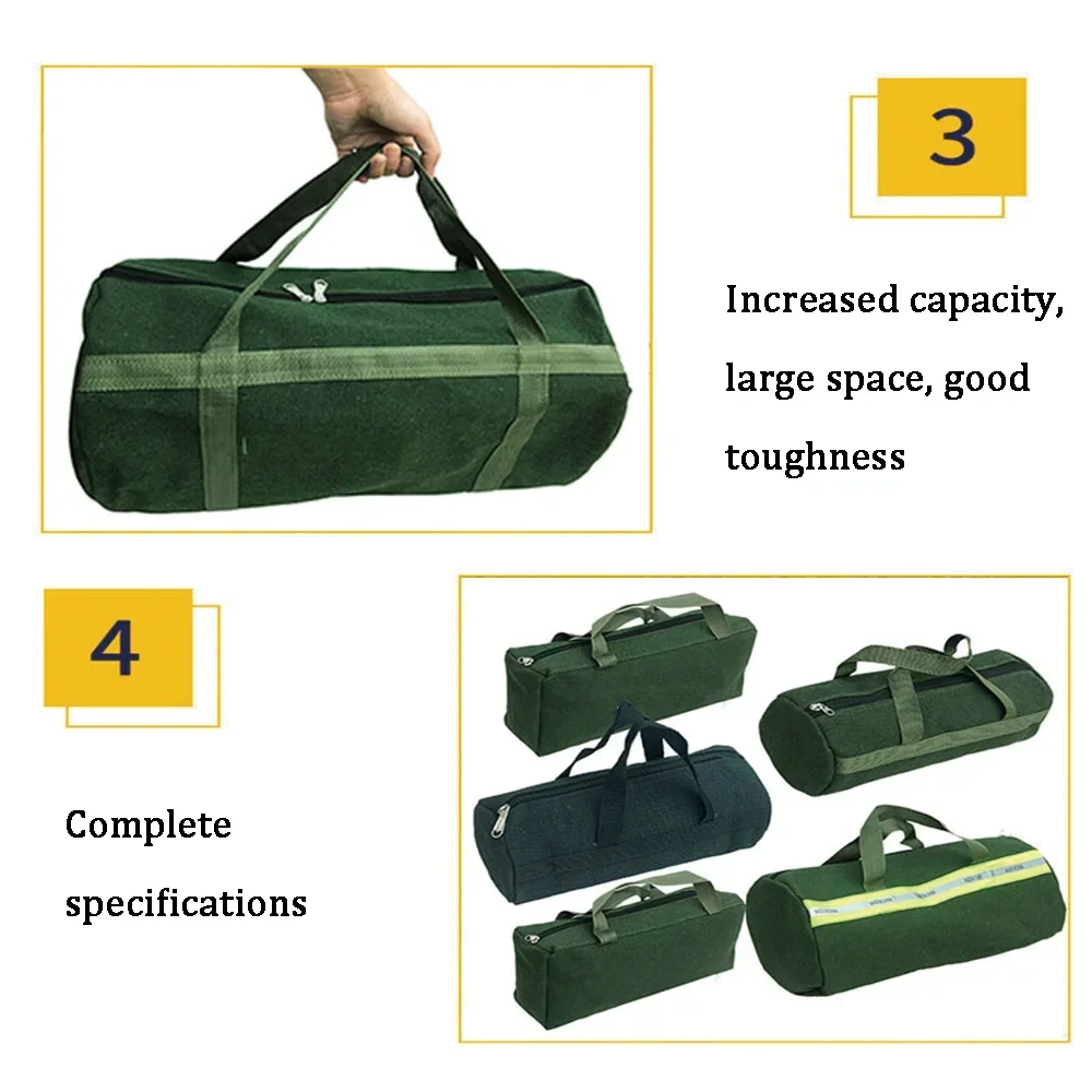 Thick Canvas Pouch Tool Bags Storage Organizer Instrument Case Portable Case for Electrician Screwdriver Pliers Repair Hand Tool