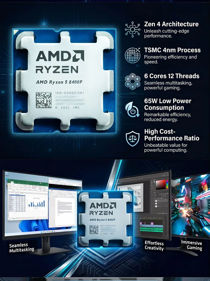 AMD Ryzen 5 8400F新品バルク品 新品未使用 Ryzen5 8400F バルク品 - メルカリ