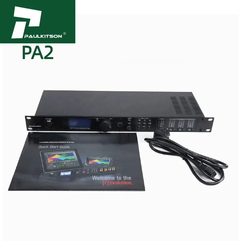 Procesador de Audio PA2 Driverack, Procesador de Efectos de Audio, 2 Entradas y 6 Salidas, Procesador de Audio Digital DSP