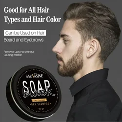 Hair Shampoo Soap Polygonum Multiflorum Shampoo Soap Cover Gray Hair Darken To Dye Canas Black Bar Soap White Hair To Black