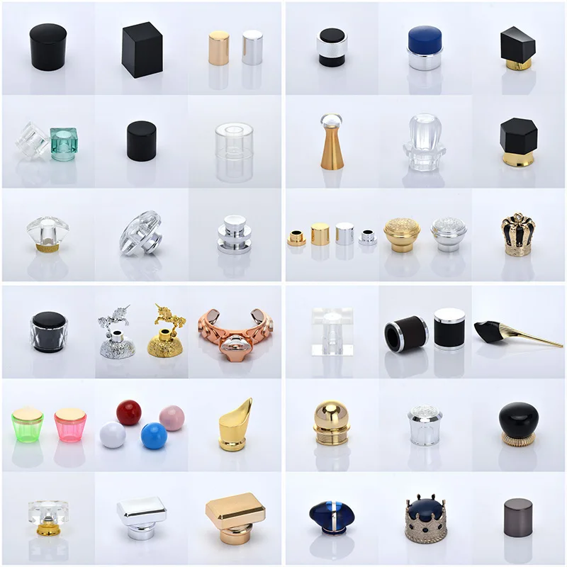 

15mm Perfume Bottle Closure, Universal Cosmetic Cap for Refillable Bottles, Premium Replacement Lid for Fragrance Packaging
