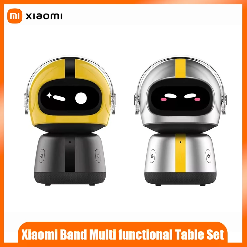 

Многофункциональный настольный набор Xiaomi, подходящий для браслетов 10 9 8, подключенный к приложениями Mijia, поддерживает будильник и воспроизведение музыки.