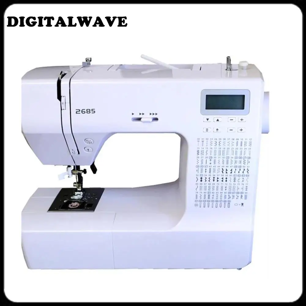 Multifunctional Household Electric Lcd Display Sewing Machine 220V/36W Mute Thick Buttonhole Embroidery Sewing Machine