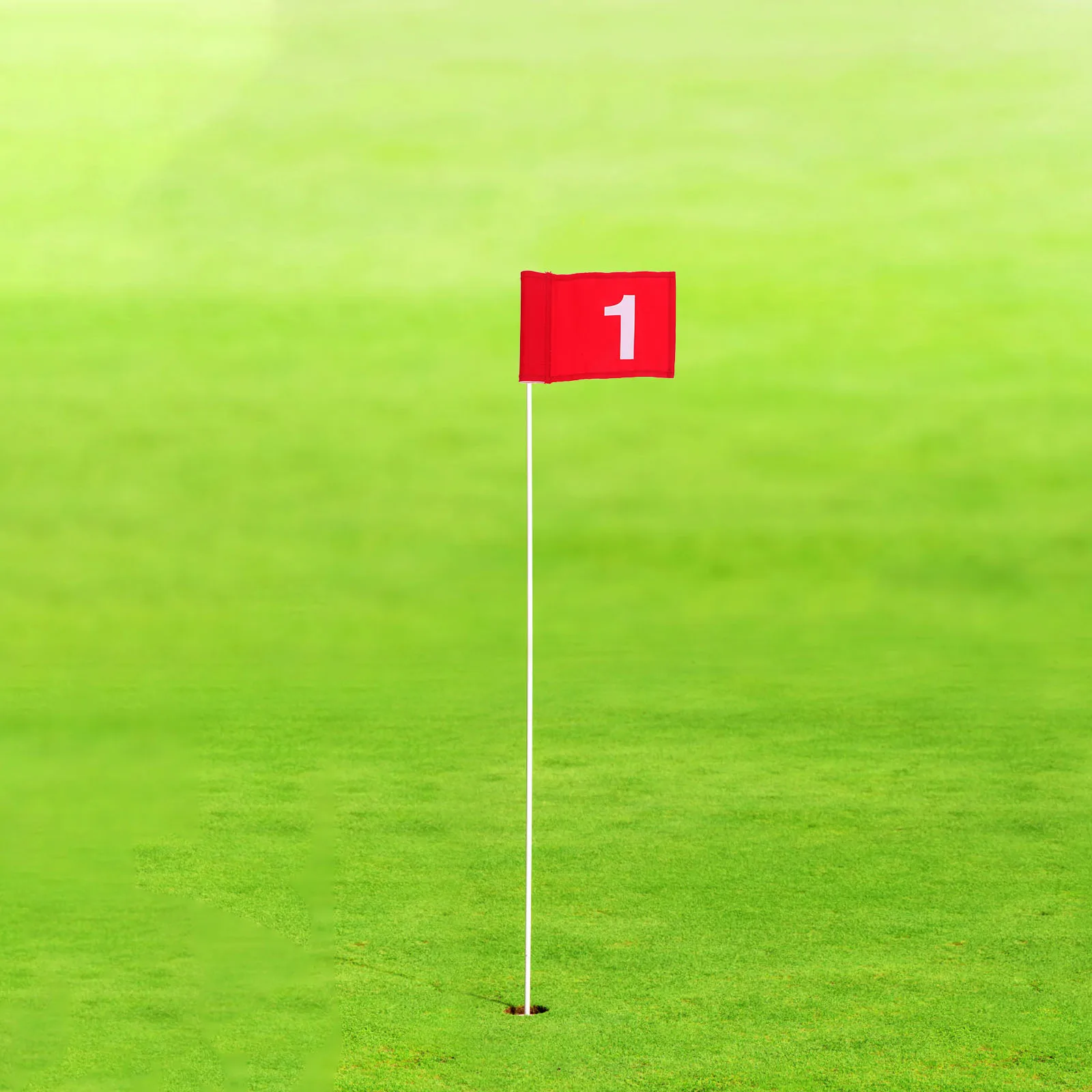 

4 Pcs Golf Flags Double Sided Red Numbered Practice Colored Lightweight Portable Compact Size Easy to Training