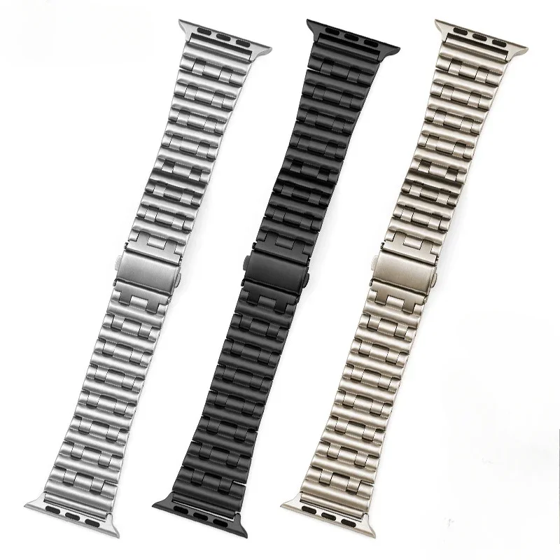 

Stainless Steel Strap For apple watch Ultra 2 1 49mm Spots Band For iWatch Series 10 9 8 7 6 5 4 45MM 46MM 42MM Bracelet Correa