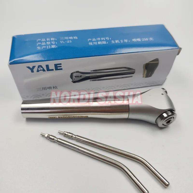 

1 коробка, стоматологический 3-ходовой распылитель воды, тройной шприц, наконечник с 2 насадками, насадки, трубки, аксессуары для стоматологического кресла