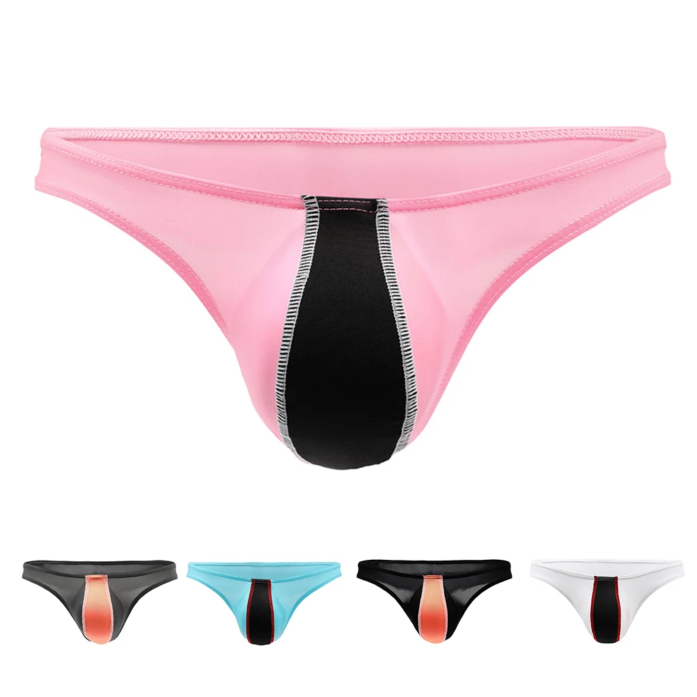 

Ice Silk Thong Breathable Briefs For Home Use Ice Silk Breathable Thong For Men Breathable Underwear Brand New Condition