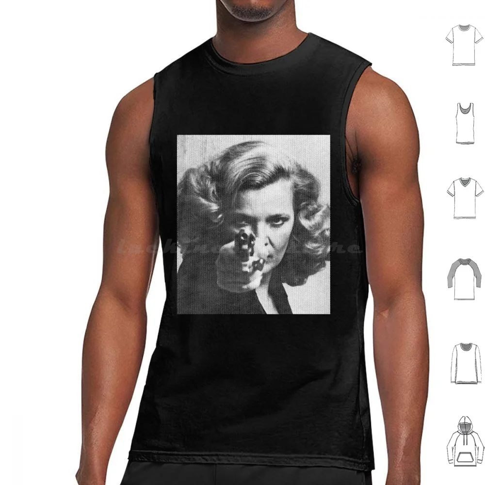 Gena Rowlands Portrait In Black _ Amp _ White Tank Tops Vest Sleeveless Gena Rowlands John Cassavetes A Woman Under