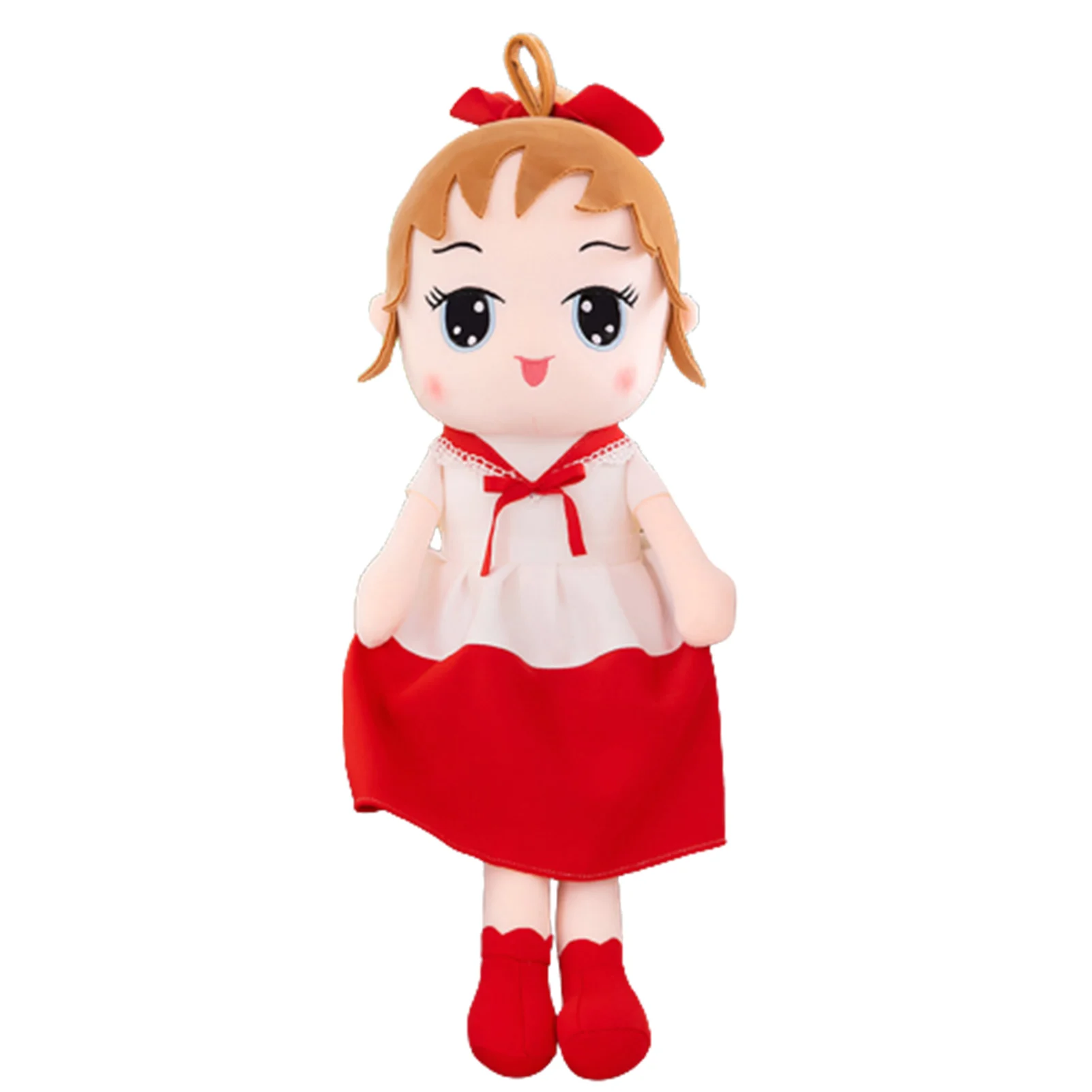 

Cute Little Girl Doll Super Soft Stuffed Plush Toy Creative Bedroom Decoration