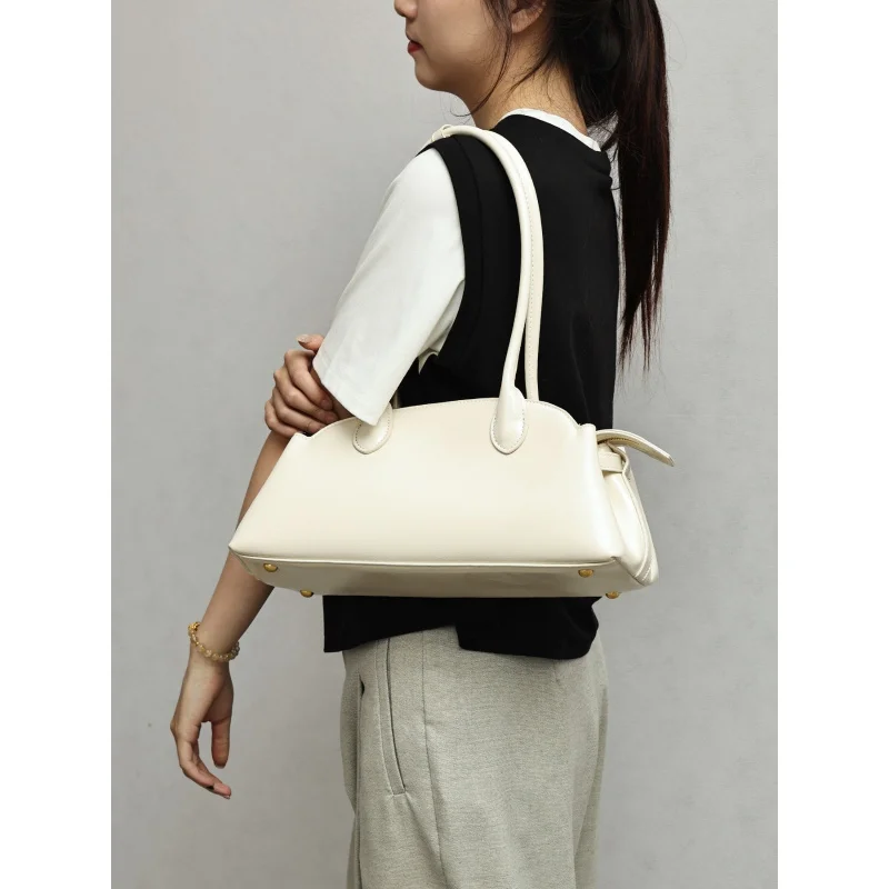 

Новая женская сумка 2026 года, нишевый дизайн, вместительная сумка-тоут, модная сумка через плечо, универсальная и стильная сумка-багет.