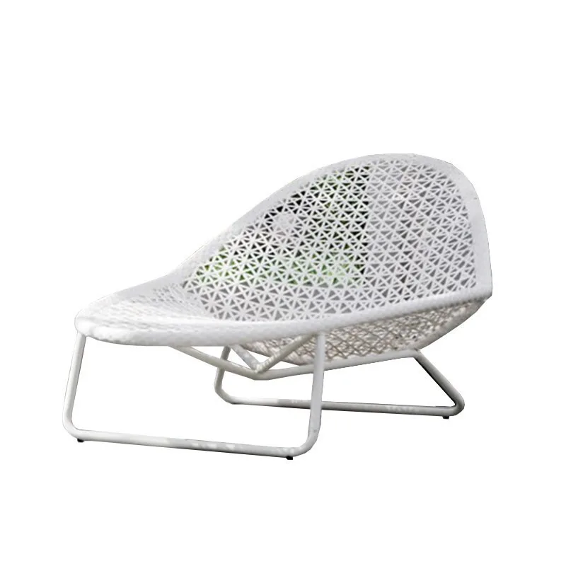 

Balcony bed, courtyard pool rattan outdoor lounger, beach woven bed