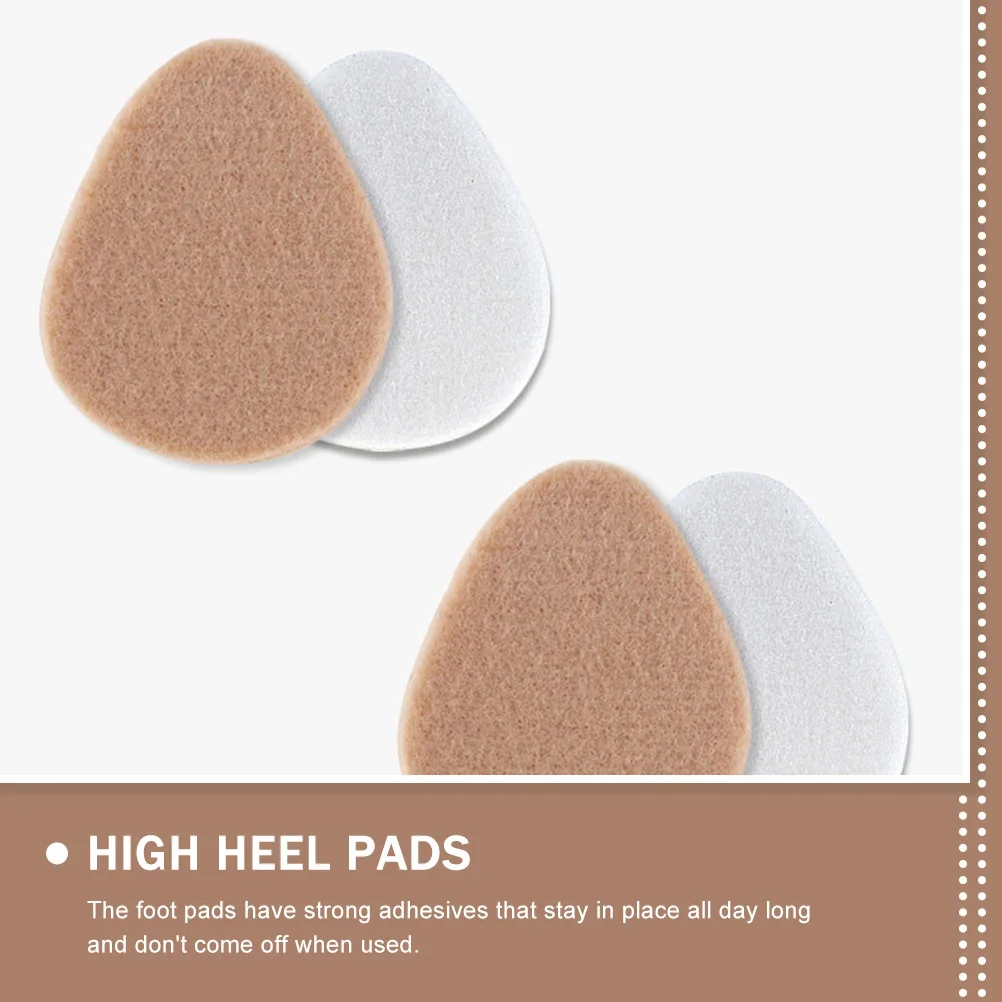 

10Pairs Forefoot Pads Thickened Cushioned Half Size Insoles High Heel Shoe Mats Durable Absorption Foot Comfort Pain