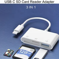 Type C Adapter TF CF SD Memory Card Reader OTG Writer Compact Flash USB-C for IPad Pro Huawei Macbook Samsung Xiaomi Cardreader 1