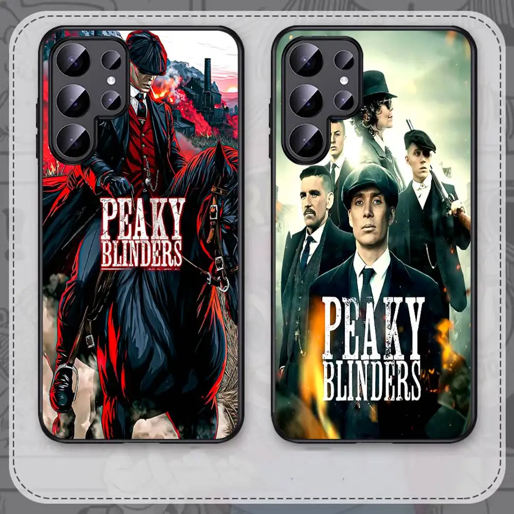 Movie P-Peakys-B-Blinders Phone Case For Samsung S 24 fe 25 Ultra plus 20 lite 21 30 22 23 24 22 Ultra 5G Fundas