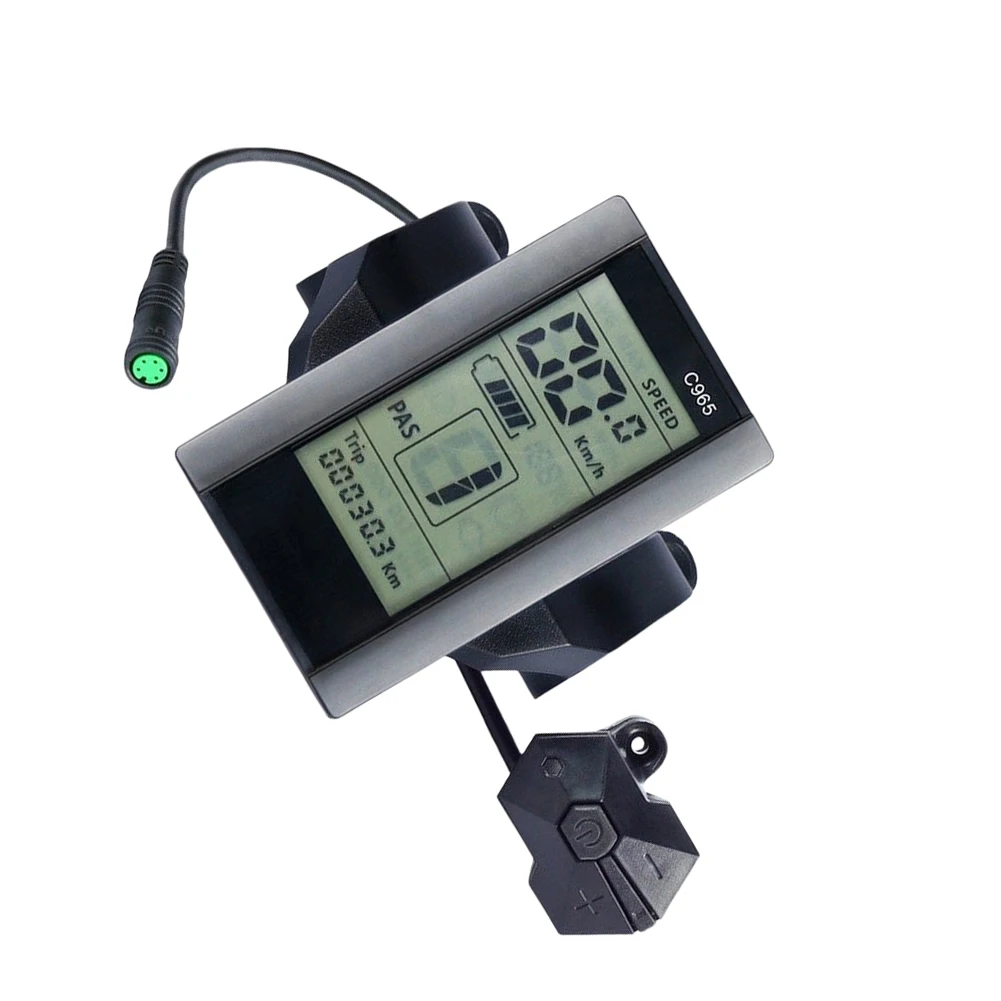 Quality C965 LCD Display Motor Power Speed 0-3 / 0-5 / 0-9 24/36/48 DCV 89*54 Mm Battery Level Component Quality