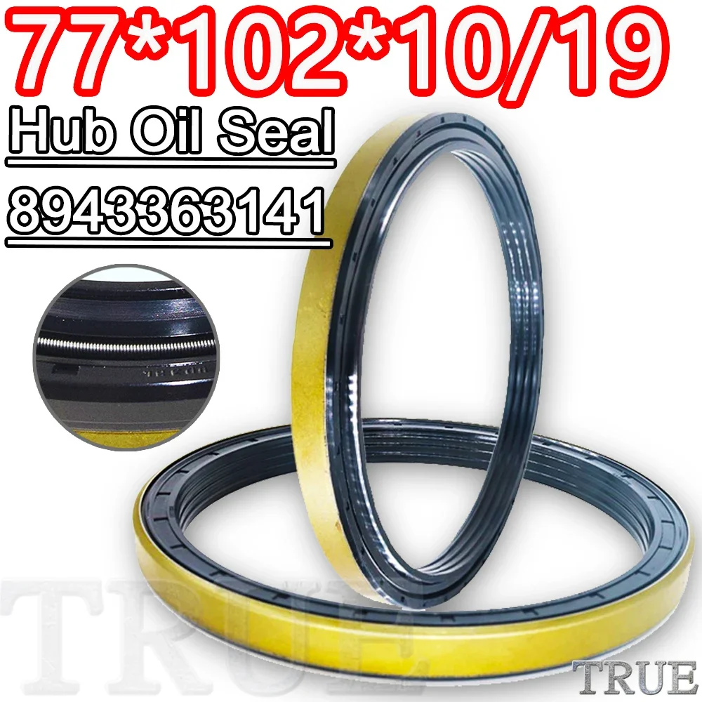 

Hub Oil Seal 77*102*10/19 For Tractor Cat 8943363141 77X102X10/19 Framework Crankshaft Front Crankshaft Rear Floating Mojing