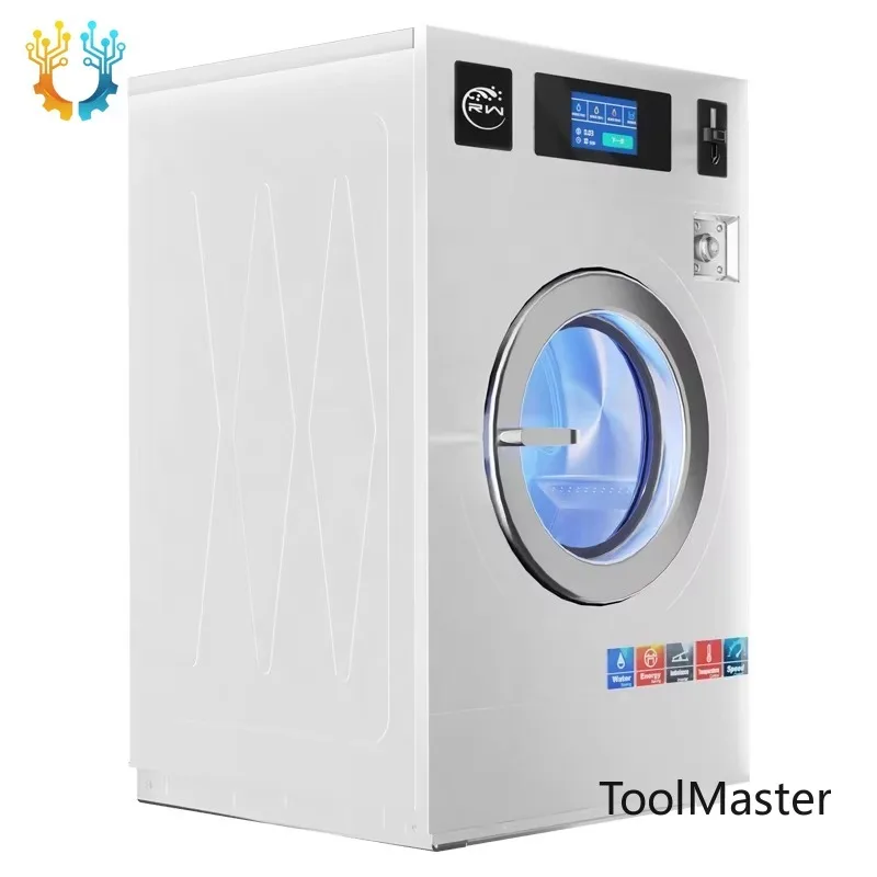 

【2026】 Durable 16kg Commercial Washer Full-Auto Heavy Duty Industrial Washing Machine Stainless Steel Electric Steam For Hospita