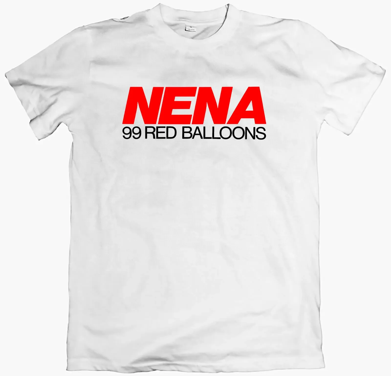 Nena '99 Red Balloons' T-Shirt Grauzone Falco Kim Wilde 80s Synth Pop BananaramaAnime Graphic T-shirts for Men Clothing Women Te