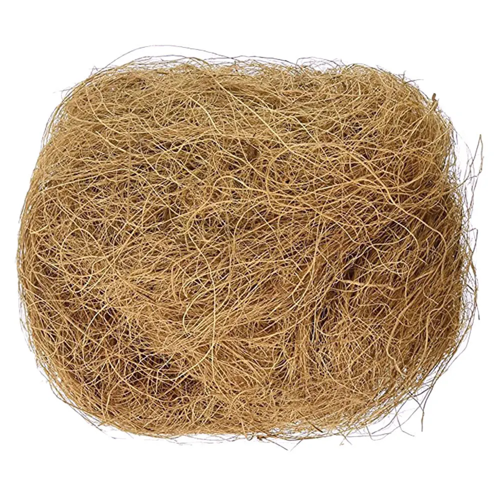 

1 Bag Natural Coconut Fiber Nesting Mat Reusable Breathable Bird Nest Pad for Pigeon Chicken Parrot Pet Nesting Supply