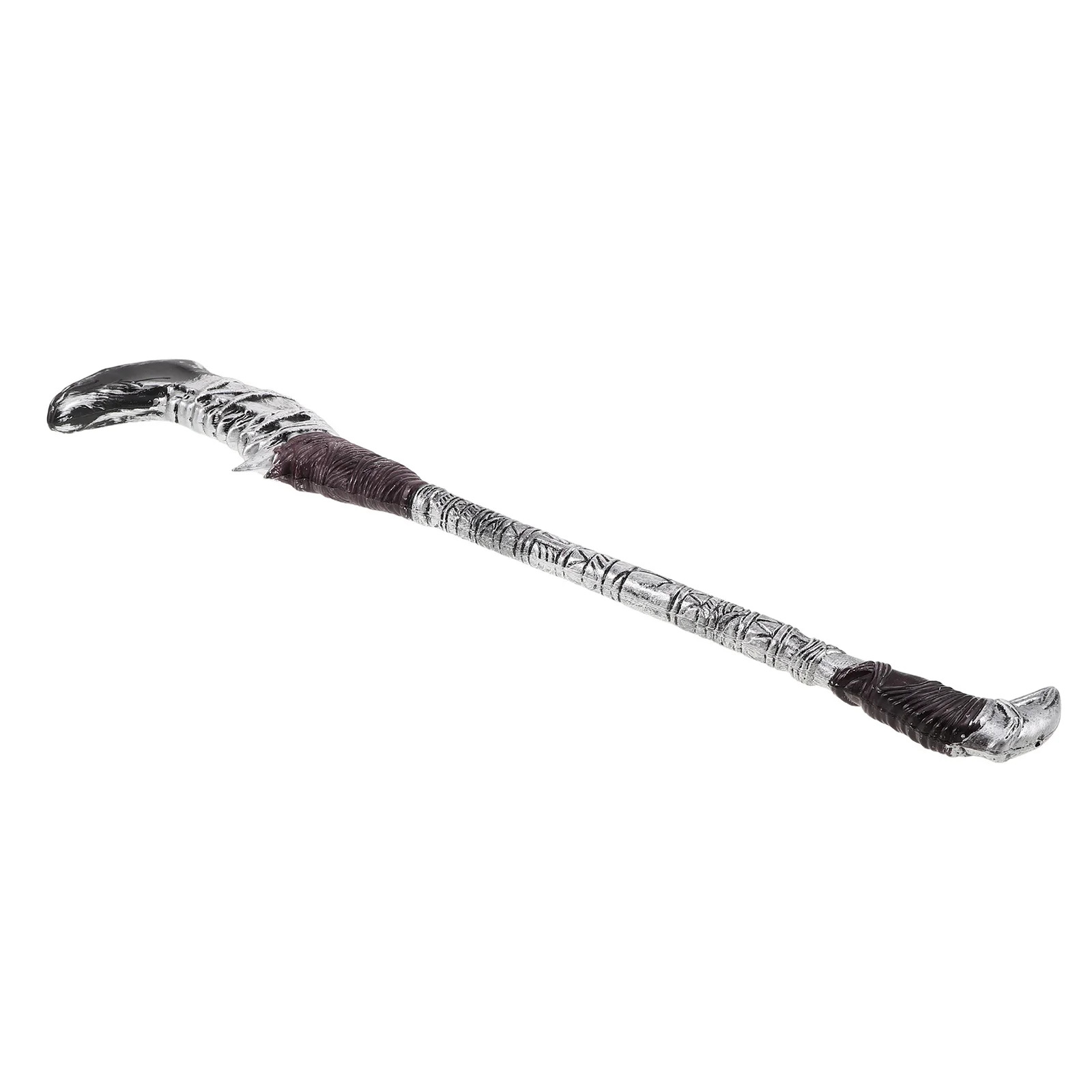 

Prop Lightweight Plastic Material Cosplay Costume Grim Reaper Scythe Toy Halloween Props Realistic Death Scythe