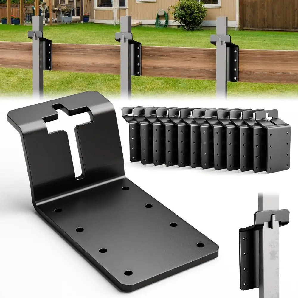 

Прочный 3-дюймовый кронштейн для крепления Т-образных стоек, железный, элегантный и минималистичный дизайн, вертикальный монтажный кронштейн, удобный, устойчивый к погодным условиям