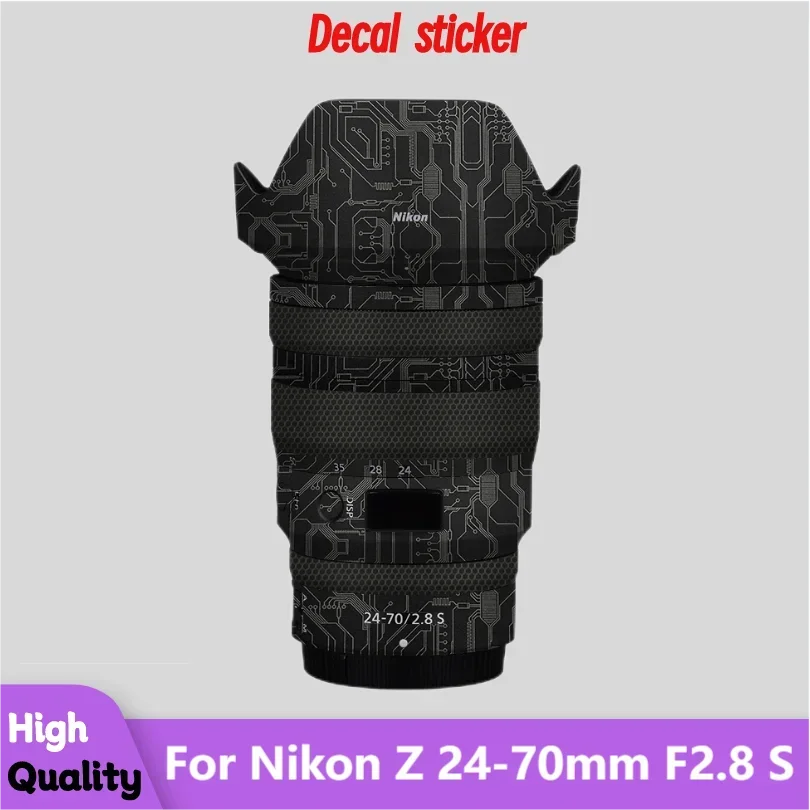 

Z 24-70 2.8 Наклейка Виниловая пленка для объектива Корпус Защитная наклейка Защитное покрытие для Nikon Z 24-70mm F2.8 S Z24-70 Z24-70MM
