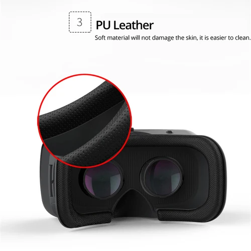 Imagen 2 del producto Shinecon-Gafas de realidad Virtual 3 D 3d, casco para iPhone, Android, teléfono inteligente, lente Viar, 6,0