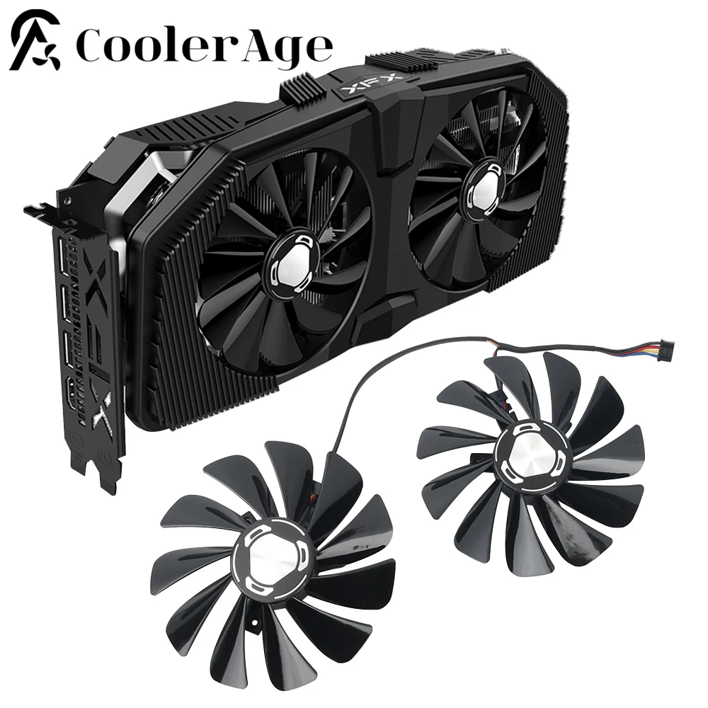 

Вентилятор для видеокарты RX5600 RX5700, 95 мм, FDC10U12S9-C, для XFX RX 5600, 5700, XT сырье II